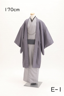 E-1グレー着流し